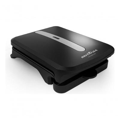 Grill Britânia BGR12A para 2 Sanduíches Chapas Antiaderentes 750W Preto 110V