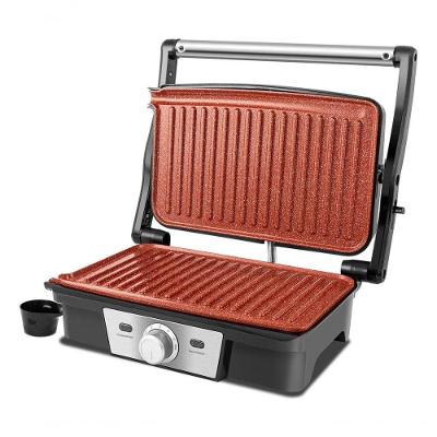 Grill Elétrico PGR19PI Inox Antiaderente Redstone 1500W Prata 110V