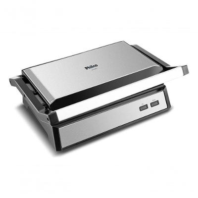 Grill Philco PGR32 2 em 1 Chapa Abertura 180 graus  Preto com Inox 1200W 110V