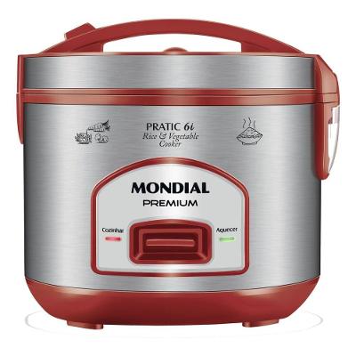 Panela Elétrica de Arroz PE-45-6X 6 Xícaras 500W com Cuba Antiaderente Inox 110V