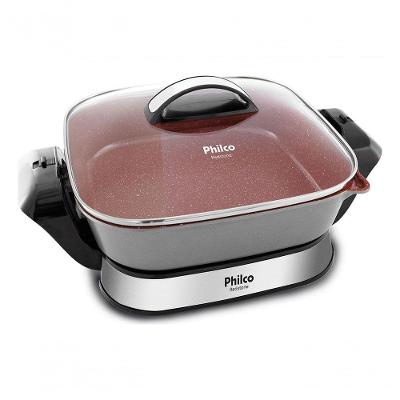 Panela Elétrica Multiuso Redstone 4L PPE04 com Revestimento Cerâmico Antiaderente Vermelho 110V