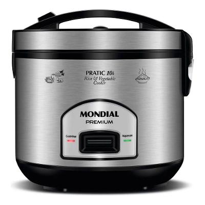 Panela Elétrica de Arroz Mondial PE-42-10X 700W Preto 110V