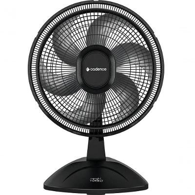 Ventilador Cadence 210W 40CM 6 Pás 3 Velocidades Preto 220V
