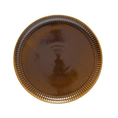 Conjunto de Pratos Ravonna Brun Terra 6 Peças Cerâmica Café Copa & Cia