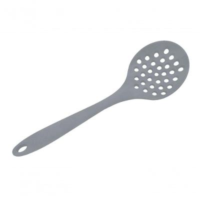 Escumadeira Silicone Resistente Altas Temperaturas Cozinha Cinza Mimo Style 28CM