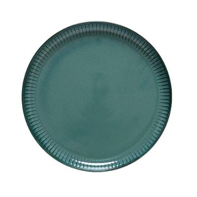 Conjunto de Pratos Ravonna Chloros 6 Peças Cerâmica Liso Verde Copa & Cia