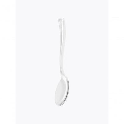 Colher Americana Cristal 600 Peças Acrílico Transparente para Mesa Plastilânia 600PÇS