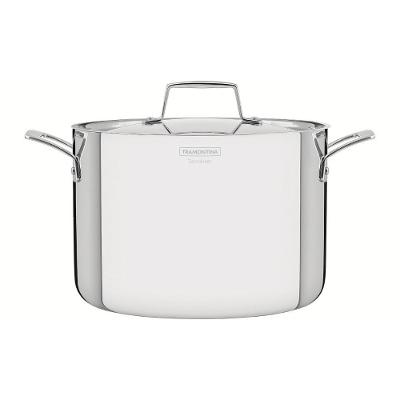 Caldeirão Grano Aço Inox 24CM 7,7L com Revestimento Triplo Tramontina