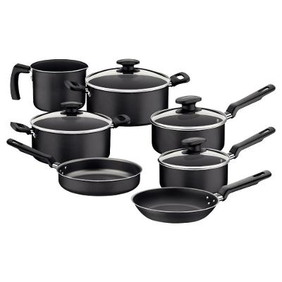 Jogo de Panelas Tramontina Loreto 7 Peças em Alumínio Antiaderente Starflon Max Grafite 22CM