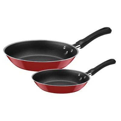 Jogo de Frigideiras Antiaderente Caribe Alumínio Starflon Max 2 Peças 16CM e 20CM Tramontina