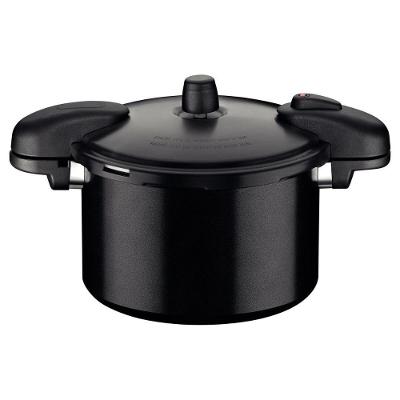 Panela de Pressão Valência Black Alumínio Revestimento Cerâmico 7L Preto Tramontina