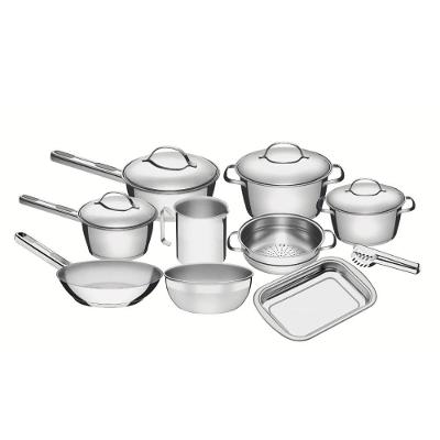 Jogo de Panelas Tramontina Allegra 10 Peças Aço Inox Indução 65650633