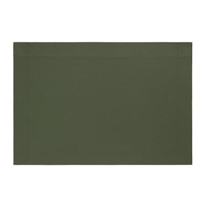 Jogo Americano Ravena Verde Oliva Modern 4 Peças PVC com Poliéster para Mesa de Jantar Copa & Cia