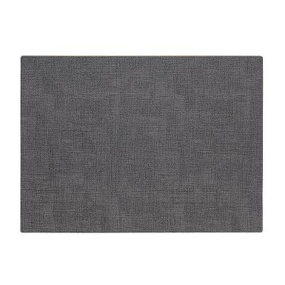 Jogo Americano Cozy Grey 4 Peças Fácil de Limpar Policloreto de Vinila para Mesa Cinza Copa & Cia