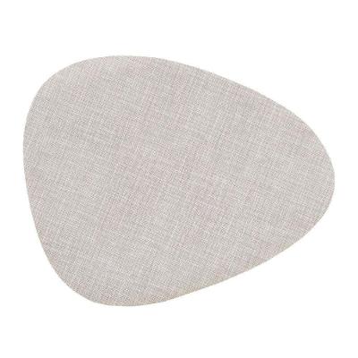 Jogo Americano Ravena Texture 4 Peças PVC com Textura de Couro para Mesa Bege Copa & Cia