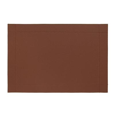 Jogo Americano Ravena Camurça Modern 4 Peças PVC com Poliéster Proteção Mesa de Jantar Marrom Copa &