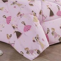 Coberdrom Menininhas Solteiro Infantil Sherpa Toque Lã De Carneiro 1 Peça - Rosa - 5