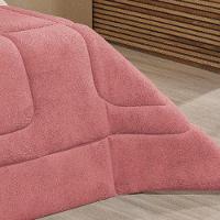 Coberdrom Robust Queen Manta Sherpa 1 Peça Rosa - 2
