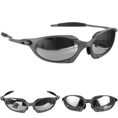 Oculos Sol Mandrake Juliet Lupa Proteção Uv Metal Case Black Iridium Verão Todo Metal Praia Casual