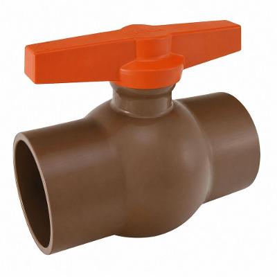 Registro de Esfera Soldável 1030105 Acionamento 1-4 Volta Água Fria Branco Viqua 50MM