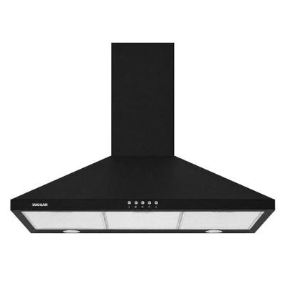 Coifa de Parede Piramidal Suggar TP0290PT 90CM LED Preto 110V