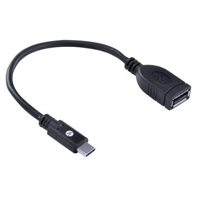 Adaptador Vinik Tipo C X Usb 2.0 Fêmea Otg Conexão com Smartphones 480 Mbps Preto