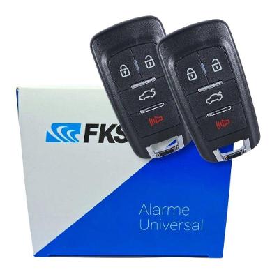 Alarme Automotivo Universal FK904 CB com Bloqueador 3 Saídas Auxiliares FKS