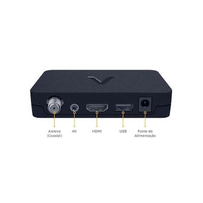Conversor e Gravador Digital Aquário DTV-9000 Full HD 1080p USB Preto