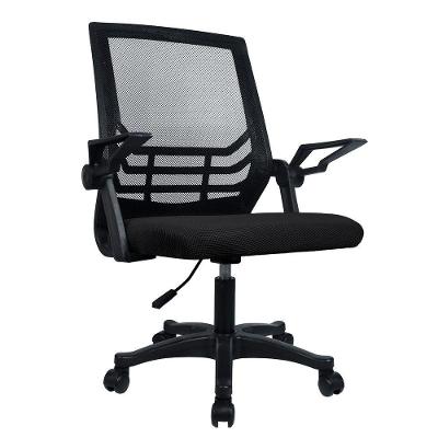 Cadeira Office Executiva Lc1 Tela Mesh Base com Rodízios Ajustável Preta Vinik
