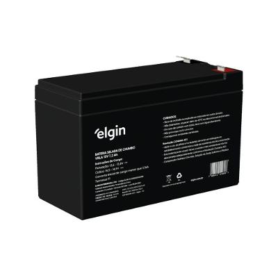 Bateria F187 12V 7,2Ah VRLA-AGM Selada Cinza Elgin