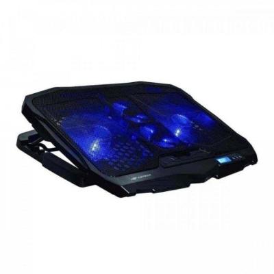 Suporte para Notebook com Cooler NBC-100BK 4 Coolers LED Azul Ajuste de Altura Display LCD Preto