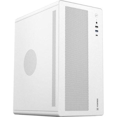 Gabinete Office GO22 Compacto Micro ATX Aço com USB-C Branco Fortrek