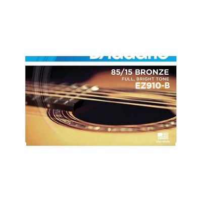 Encordoamento Violão Aço EZ910 85-15 Bronze D'Addario