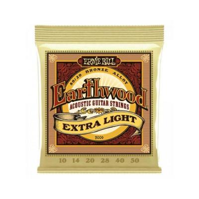 Encordoamento para Violão Earthwood Aço com Som Nítido .010 Ernie Ball