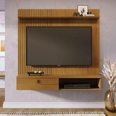 Painel Suspenso Íris para TV Até 55" 141CM MDP e MDF Cumaru Madetec Móveis