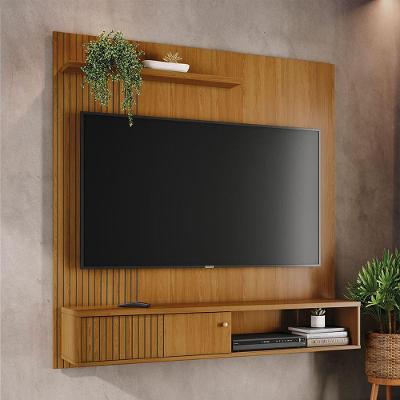 Painel para TV Aurora 65" 160,5CM MDP e MDF Cumaru Madetec Móveis
