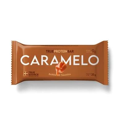 Barra de Proteína True Source True Protein Bar com Colágeno Verisol Sabor Caramelo 35G