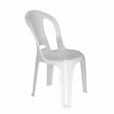 Cadeira Bistrô Búzios Plástico Assento Fixo Empilhável Branco Tramontina