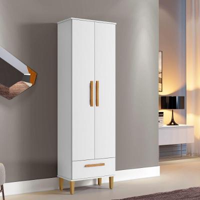 Armário Multiuso Natal 2 Portas 5 Prateleiras MDP 60CM Branco