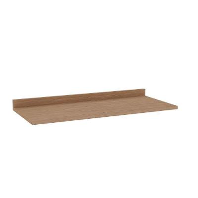 Tampo para Balcão Cristal sem Porta MDF 120CM Ébano Genialflex Móveis