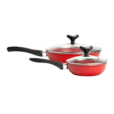 Jogo de Frigideiras Rubi Antiaderente Alumínio 16CM e 24CM Javali