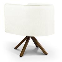 Kit 2 Poltronas Base Madeira Betina C-26ano Bege - 3