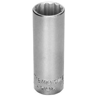 Soquete Estriado Longo Em Aço Cromo Vanadio 1" - Encaixe 1-2" Tramontina Pro