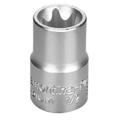 Soquete Trafix Femea Em Aço Cromo Vanadio E18 - Encaixe 1/2"