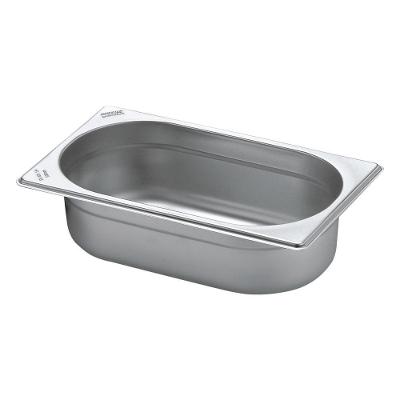 Cuba Tramontina 1-4 Em Aço Inox Sem Alças Profundidade 100 Mm - Aço 430