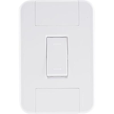 Conjunto 4x2 Com 1 Interruptor Paralelo 10 A 250 V Tramontina Tablet Branco