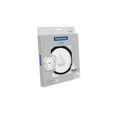 Prato Infantil Tramontina Le Petit Em Aço Inox Barquinho 23 Cm