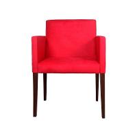 Kit 2 Poltronas Nina Executiva Em Tecido Sintético - Vermelho - Cor: Vermelho - 4