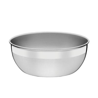Pote Tramontina Freezinox Redondo Em Aço Inox Com Acabamento Fosco Sem Tampa 25 Cm 4,2 L