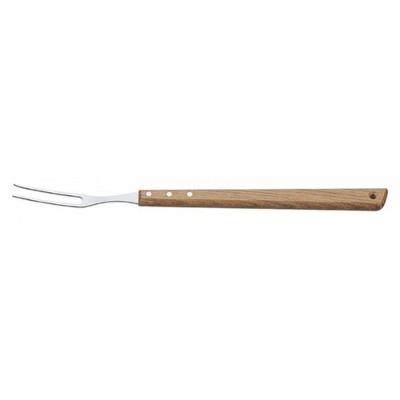Garfo Trinchante Tramontina Churrasco Com Lamina Em Aço Inox E Cabo De Madeira 46 Cm
